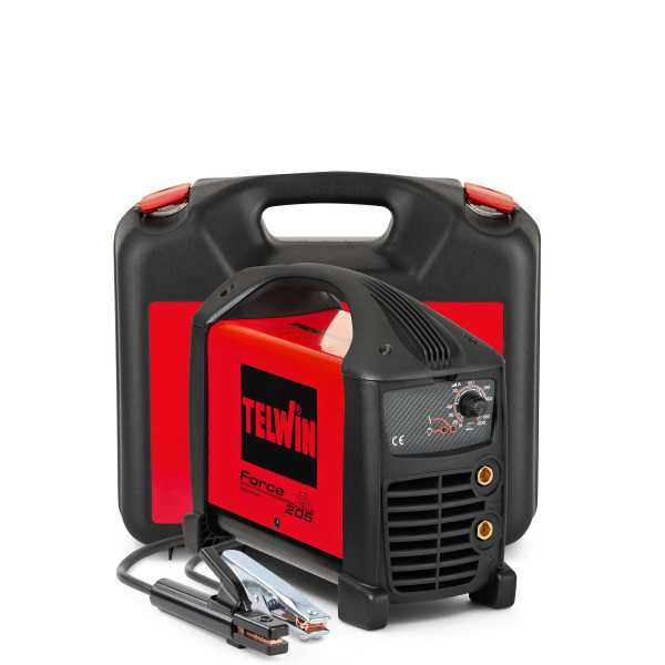 Soldador inverter MMA Force 205 230v acc.+mal.plast te-816238 TELWIN
