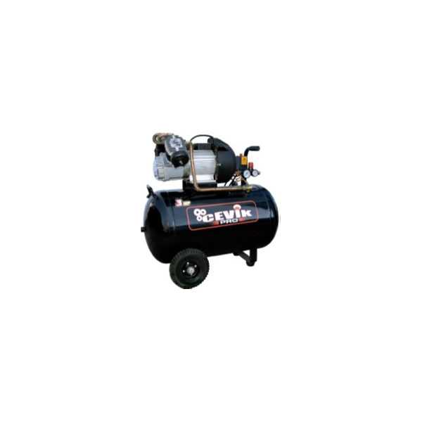 Compresor pro 100 litros 3hp cabezal en "v" ca-pro100vx CEVIK