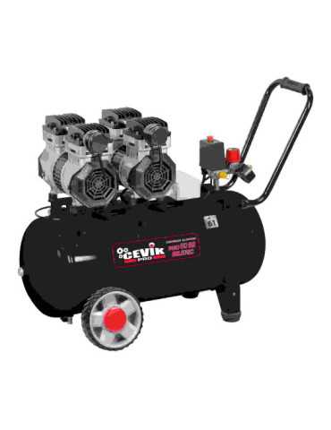 Compresor silent 50l 2.8hp pro ca-pro50s2 CEVIK