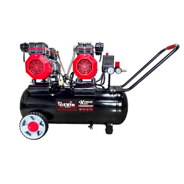Compresor silent 50l 4hp pro ca-pro53xs CEVIK