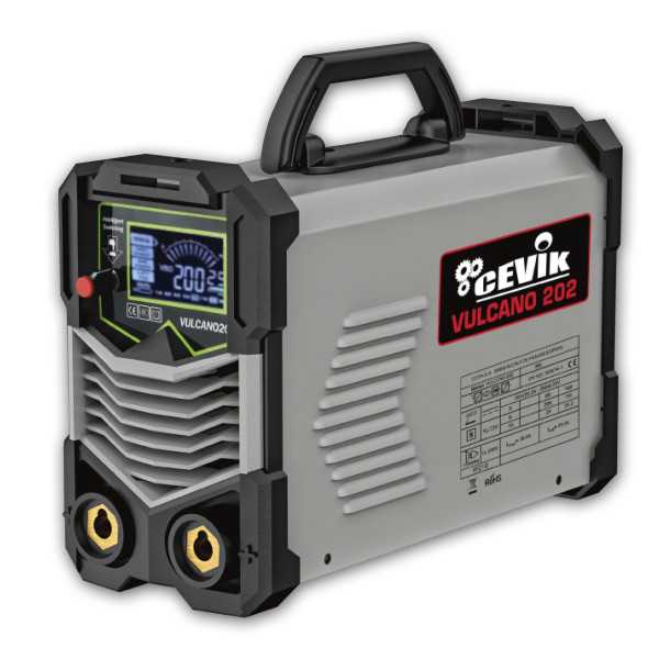 Soldador inverter pro mma 200 amperios ce-vulcano202 CEVIK