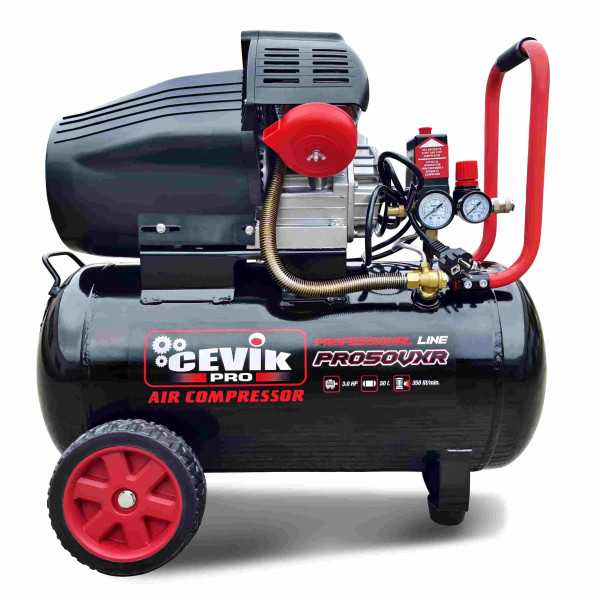 Compresor 50l 3hp cab."v" pro ca-pro50vxr CEVIK