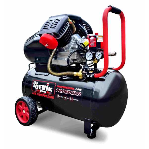 Compresor 50l 3hp cab."v" pro ca-pro50vxr CEVIK