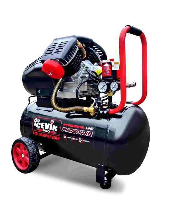 Compresor 50l 3hp cab."v" pro ca-pro50vxr CEVIK