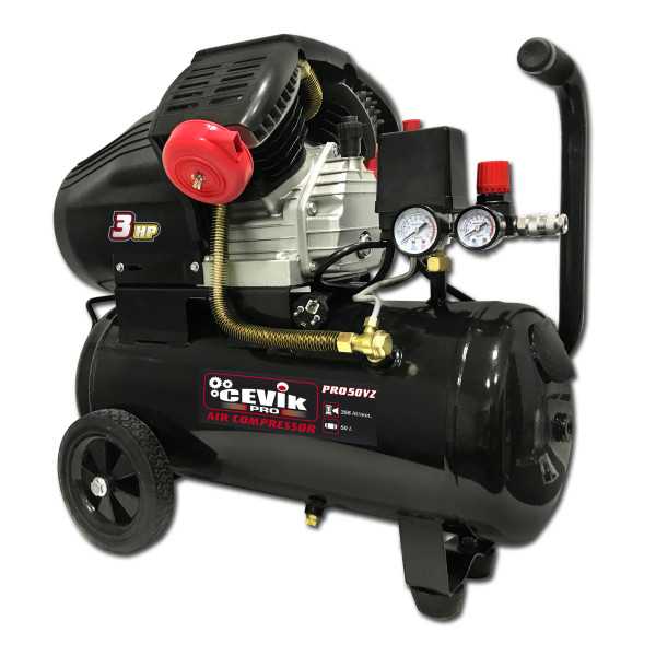 Compresor pro 50 litros 3hp ca-pro50vz CEVIK