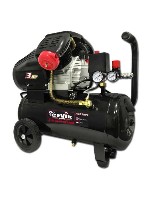 Compresor pro 50 litros 3hp ca-pro50vz CEVIK
