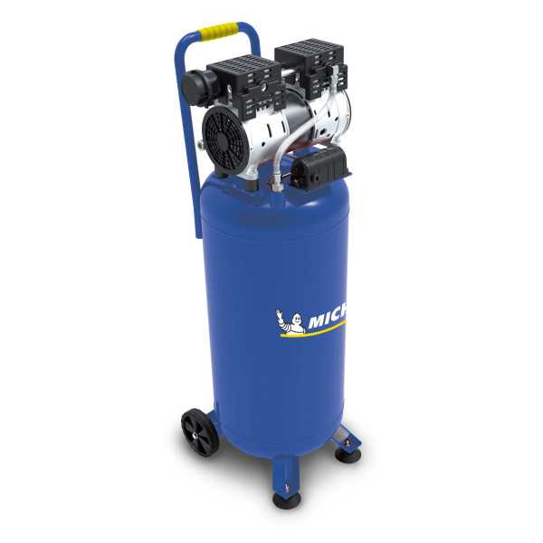 Compresor silencioso vertical 50l 1hp michelin ca-mvx50-1 MICHELIN