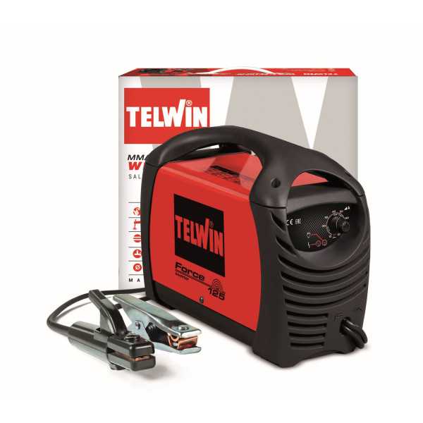 Soldador inverter MMA Force 125+acc.cardboard maleta te-815872 TELWIN