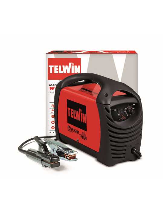 Soldador inverter MMA Force 125+acc.cardboard maleta te-815872 TELWIN