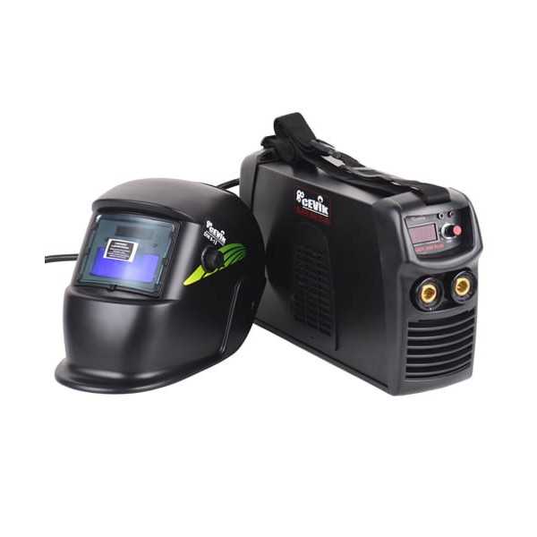 Soldador inverter pro 200 amperios pantalla electronica + accesorios ce-black200plus CEVIK