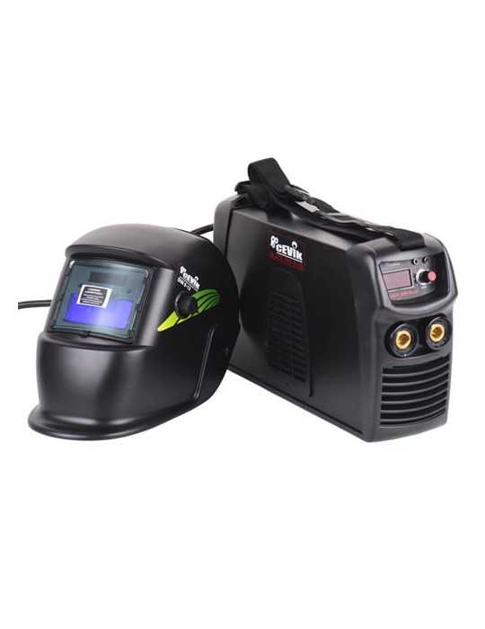 Soldador inverter pro 200 amperios pantalla electronica + accesorios ce-black200plus CEVIK