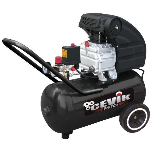 Compresor monoblock pro 50 litros 2,5hp 205 litros/minuto ca-pro50 CEVIK