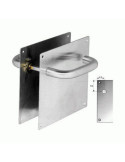 Manilla con Placa 1.180x180 Inoxidable Recta AMIG