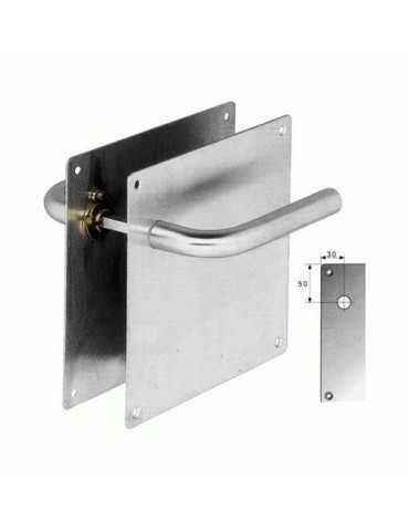 Manilla con Placa 2.180x180 Inoxidable Recta AMIG