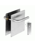 Manilla con Placa 2.180x180 Inoxidable Recta AMIG