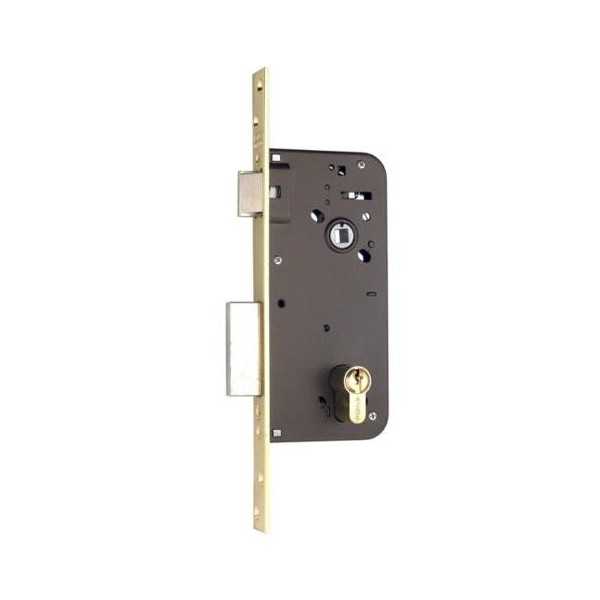 Cerradura de Embutir 800-70 Hierro Latonado YALE