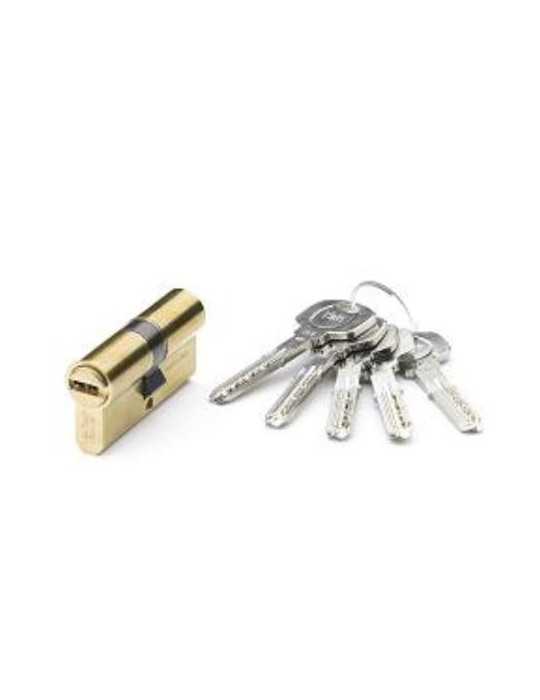Cilindro de Seguridad 30x30 MM Latón Doble Embrague YL6 YALE