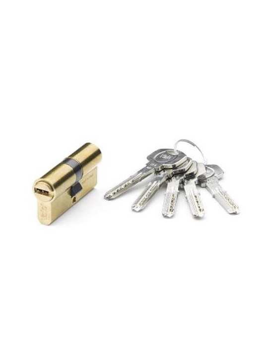 Cilindro de Seguridad 30x30 MM con Pomo Latón Doble Embrague YL6 YALE