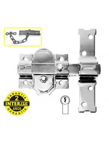 Cerrojo Modelo 31 Cromado INTERFER