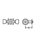 Pomos 509B 3-3 de 60 MM MCM
