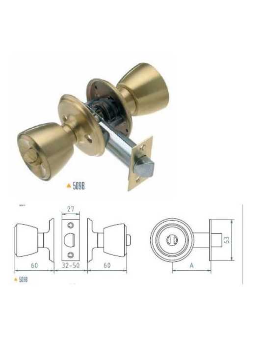 Pomos 509B 3-3 de 70 MM MCM