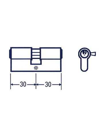Cilindros E de 30x30 MM MCM