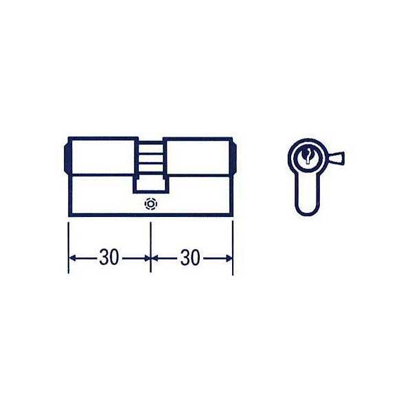 Cilindros E de 30x30 MM MCM