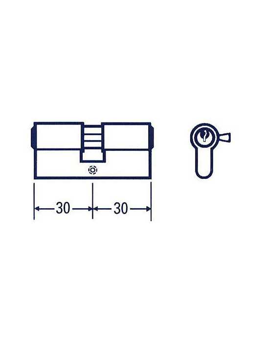 Cilindros E de 30x30 MM MCM