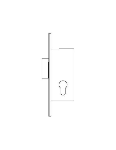 Cerradura para Puerta Metálica 2201/15/HZ TESA