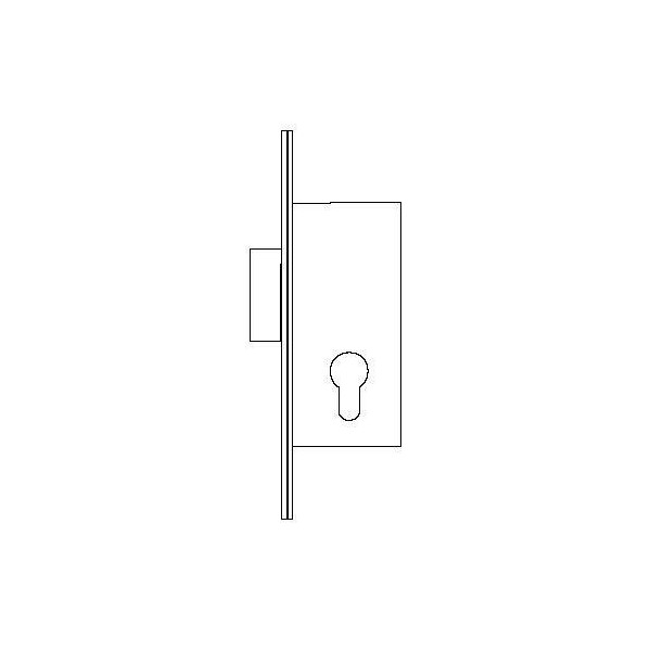 Cerradura para Puerta Metálica 2201/15/HZ TESA