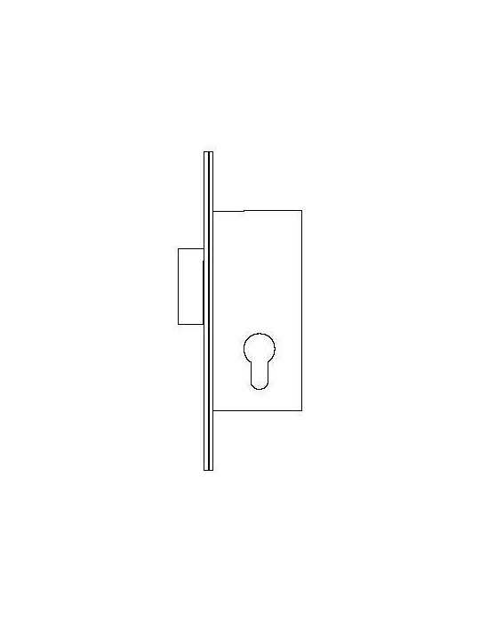 Cerradura para Puerta Metálica 2201/15/HZ TESA