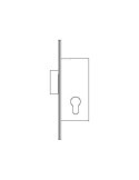 Cerradura para Puerta Metálica 2201/15/HZ TESA