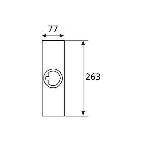 Escudos 453/26 Latón Mate TESA