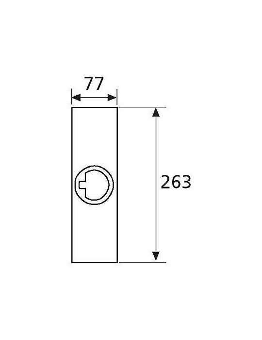 Escudos 453/26 Latón Mate TESA