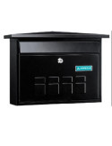 Buzón Exterior de Acero Deco Negro E-5704 ARREGUI