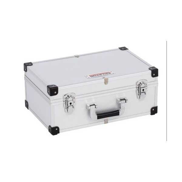 Maletín de Aluminio para 60 CD Plata KRT640260S POWERPLUS