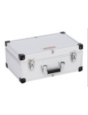 Maletín de Aluminio para 60 CD Plata KRT640260S POWERPLUS