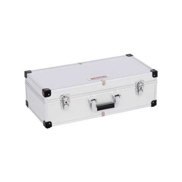 Maletín de Aluminio para 80 CD Plata KRT640280S POWERPLUS