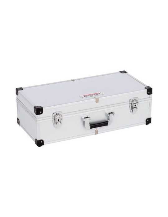 Maletín de Aluminio para 80 CD Plata KRT640280S POWERPLUS