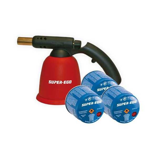 Soplete Candilejas Eco con 3 Cartuchos 10000364 SUPER-EGO