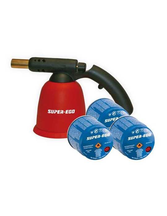 Soplete Candilejas Eco con 3 Cartuchos 10000364 SUPER-EGO