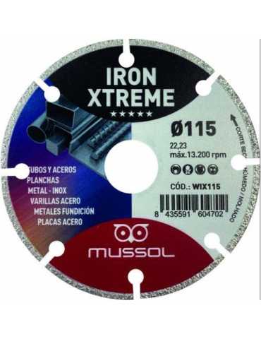 Disco de Diamante Iron Xtrem 115mm MUSSOL