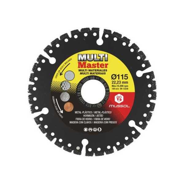 Disco de Diamante Multimaster 115mm MUSSOL