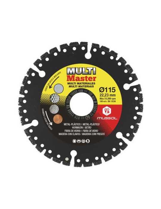Disco de Diamante Multimaster 115mm MUSSOL