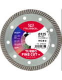 Disco de Diamante Turbo Fine Cut+ 125mm Eje 22,2mm MUSSOL