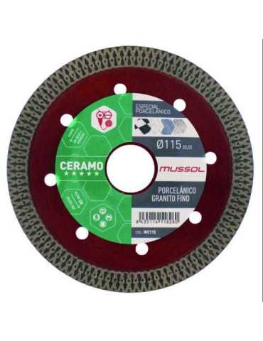 Disco de Diamante Ceramo 115mm WC115 MUSSOL