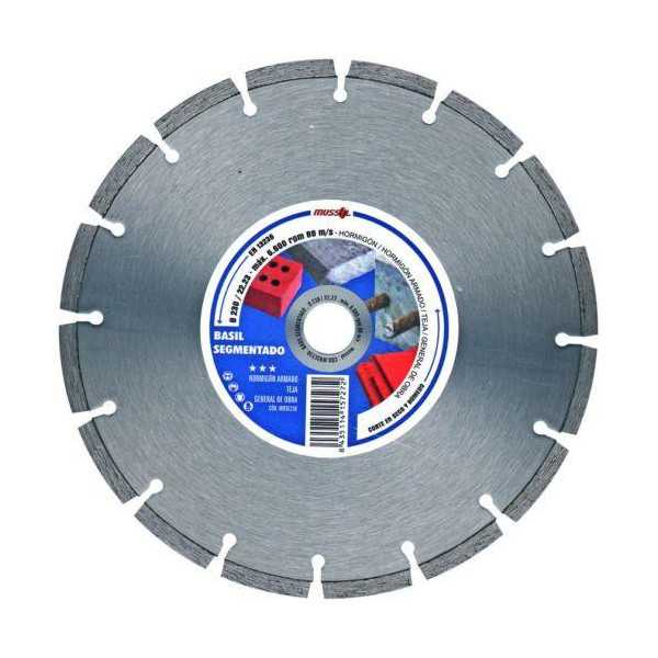 Disco de Diamante Basil Segmentado 230mm WBSE230 MUSSOL
