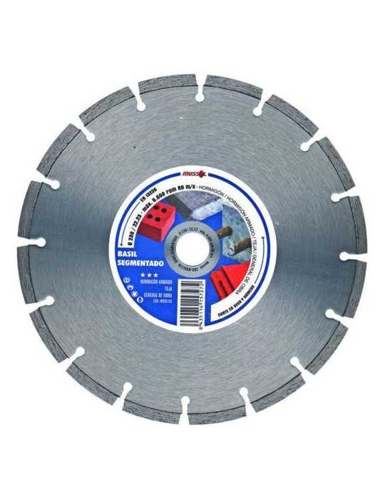 Disco de Diamante Basil Segmentado 230mm WBSE230 MUSSOL