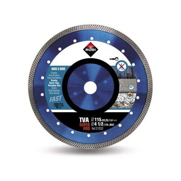 Disco Diamante 115mm TVA115 Superpro 31932 RUBI