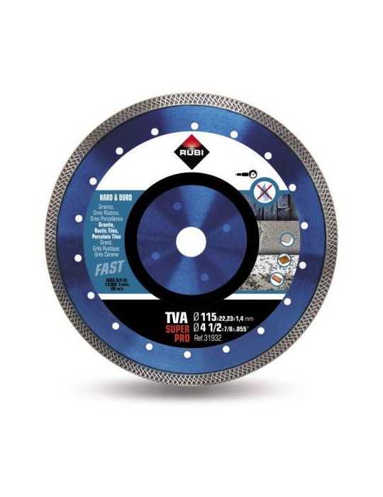 Disco Diamante 115mm TVA115 Superpro 31932 RUBI